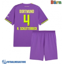 Fotballdrakt Barn Borussia Dortmund Nico Schlotterbeck #4 Tredjedraktsett 2026-27 Kortermet (+ Korte bukser)
